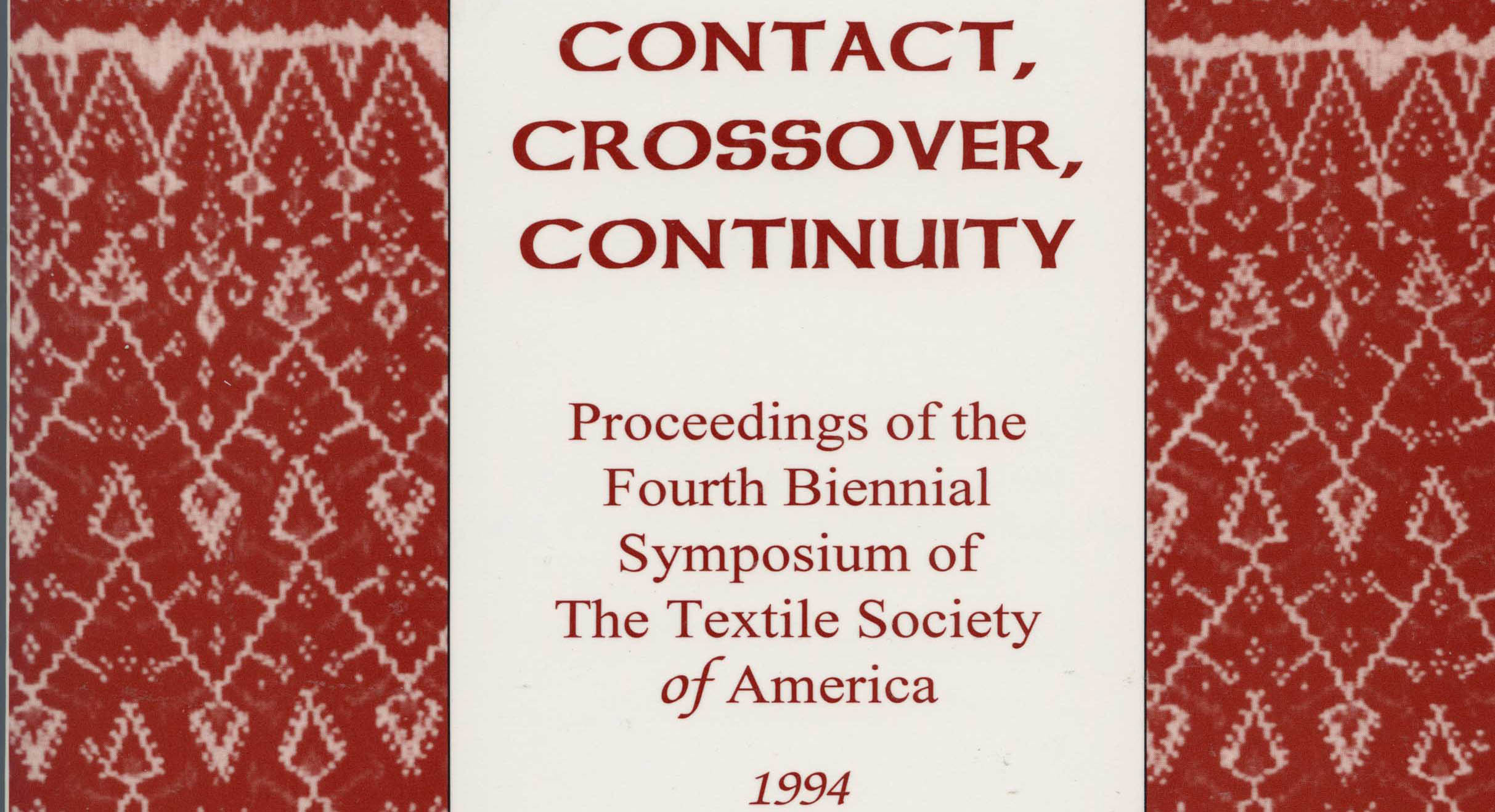 Symposium 1994 - Contact, Crossover, Continuity