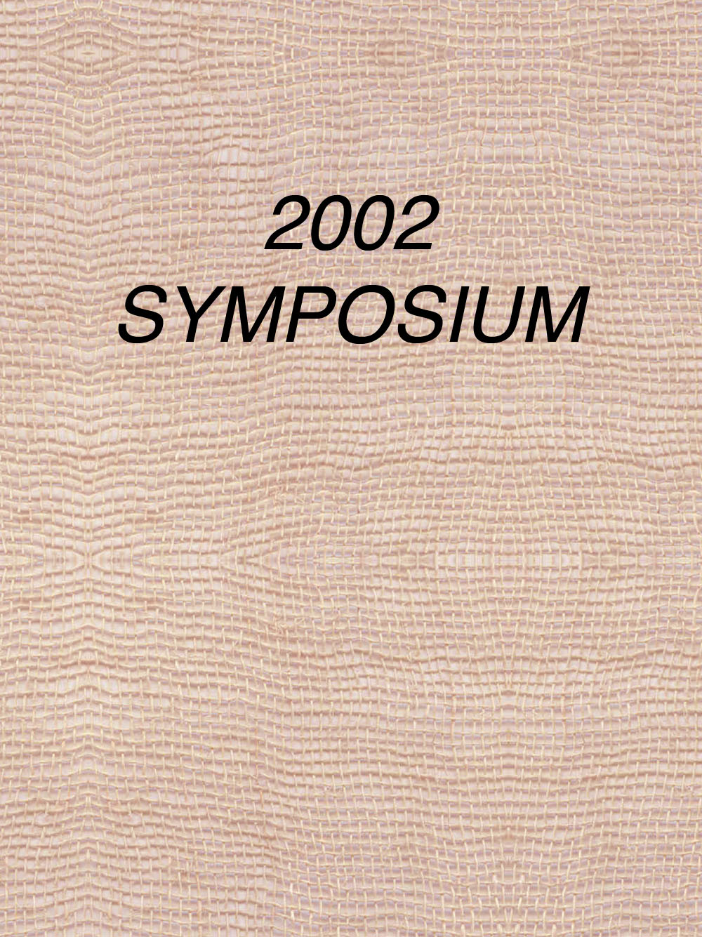 2002 Symposium