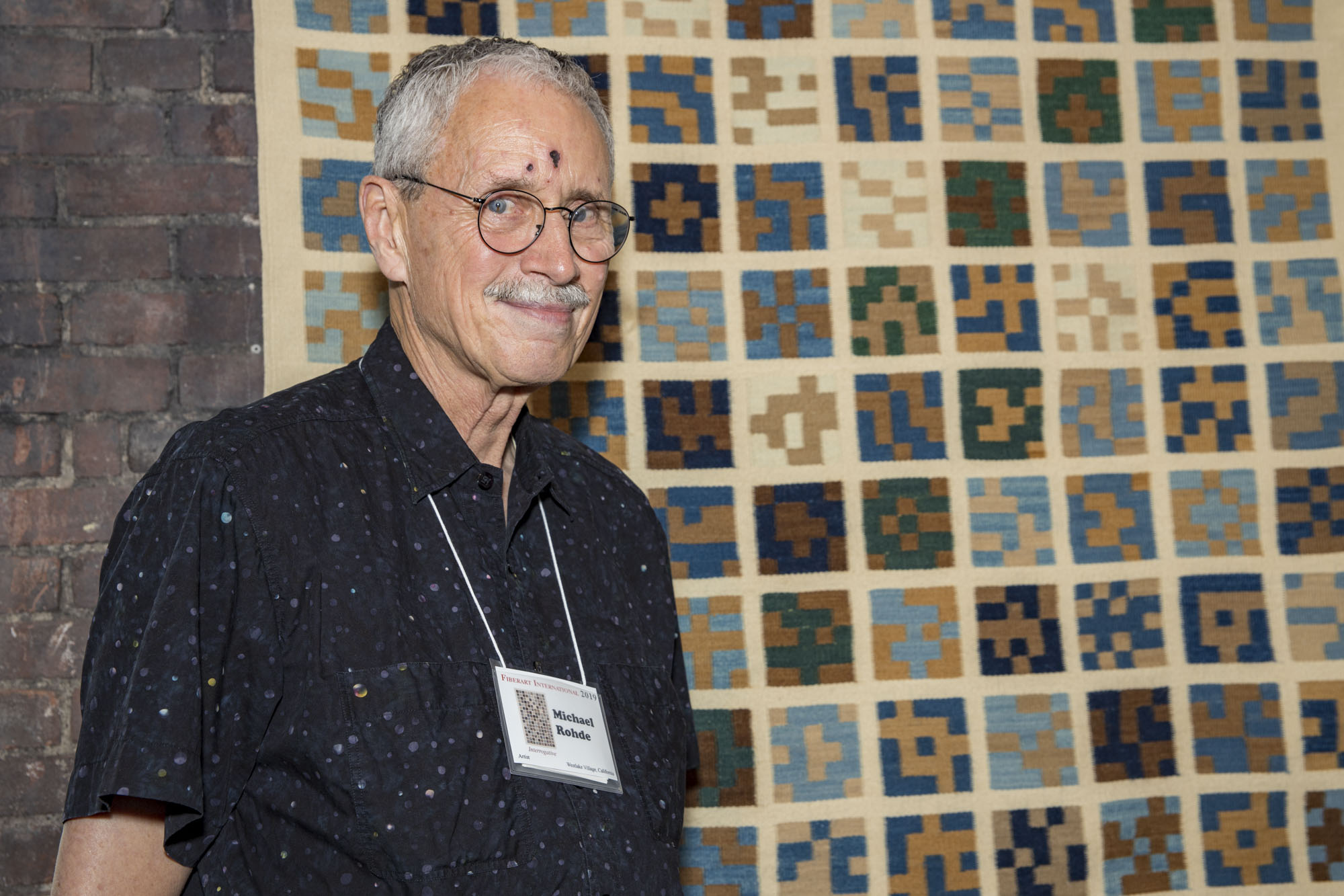 Michael Rohde with Interrogative at Brew House Association Gallery. Fi2019. Photo credit: Polly Mills Whitehorn