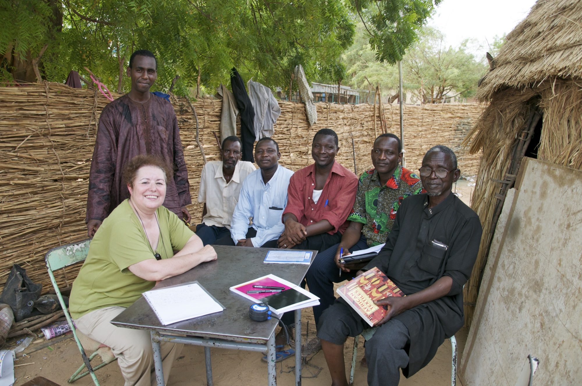 Meeting at the Boubou Hama National Museum at Niamey, Niger.