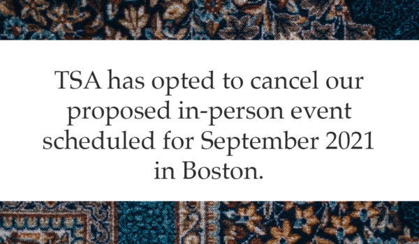 Cancelling our 2021 Event